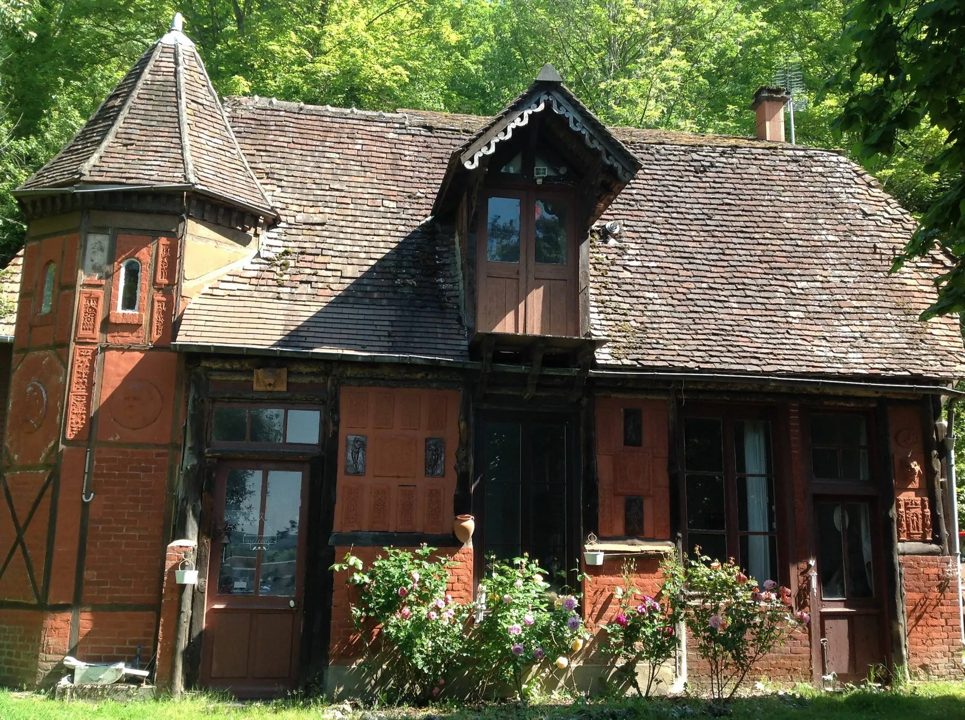 Visite villa normande à colombages proche de Pont-Audemer 27500