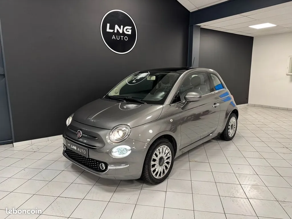 Fiat 500 1.2 MPi 70ch Lounge 2018 à Pusignan près de Lyon : essence, boîte manuelle avec reprise et livraison