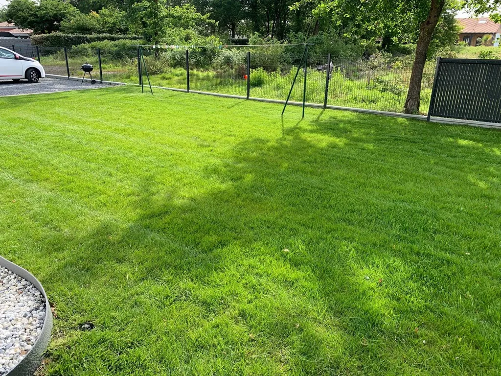 Créer un gazon dans un espace vert situé près de Gastes