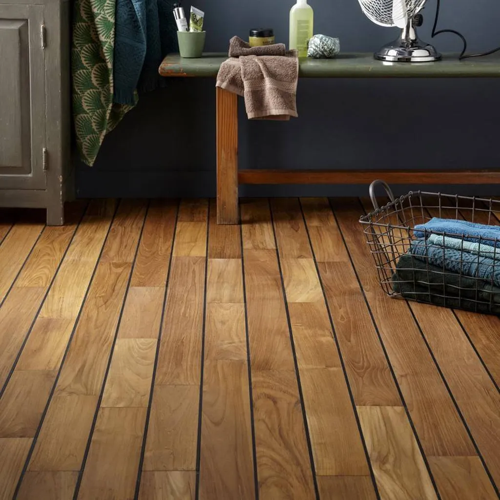 Parquet massif en bois exotique TECK