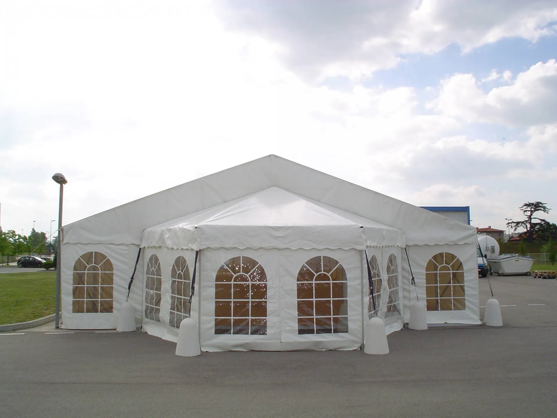 Location Kit Hexagonal – Extension Design pour Tente de 6m de Large