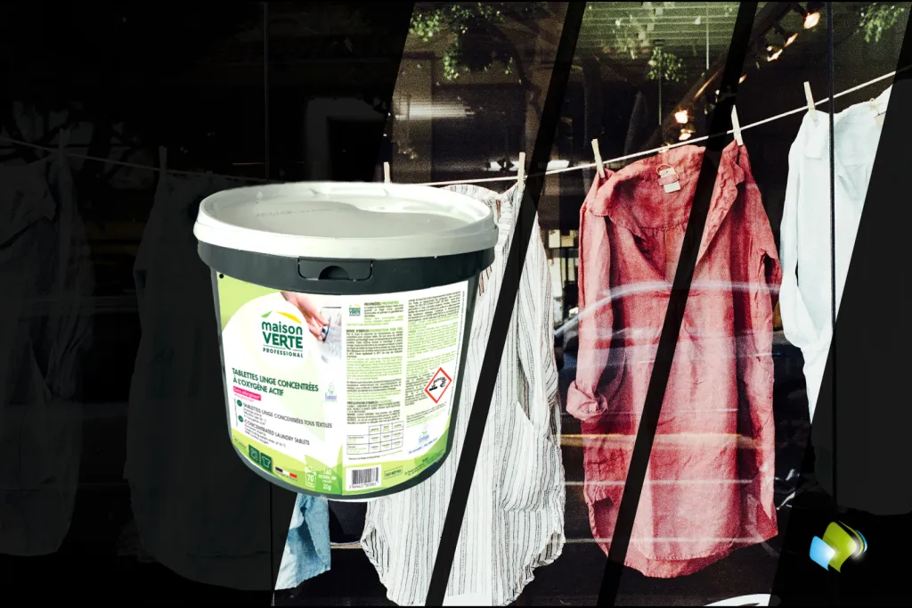 TABLETTE LINGE MAISON VERTE