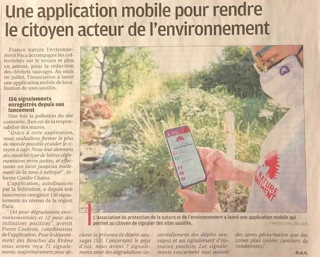 Application recommandée par Paca Recyclage