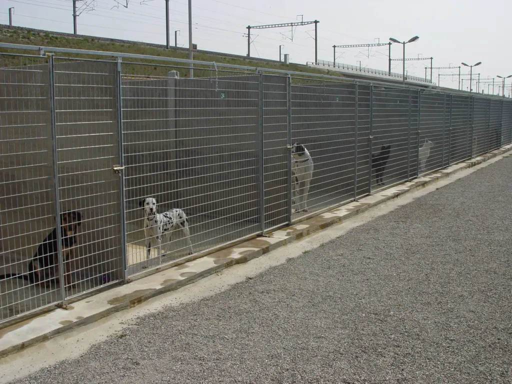 photos de la pension canine de l'élevage du Palais des Papes
