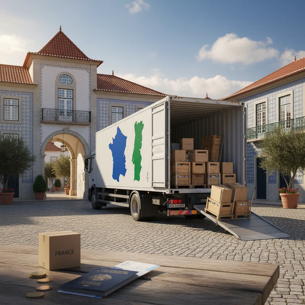 Conseils pour organiser votre déménagement France vers le Portugal, coûts et délais à prévoir pour un transfert réussi
