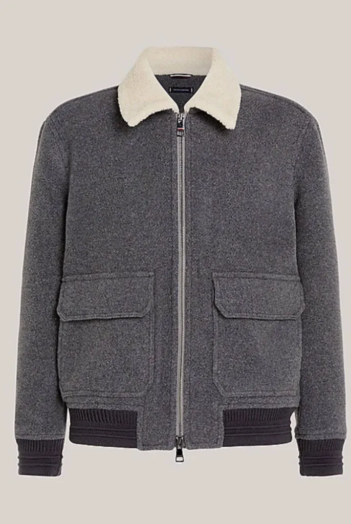 Acheter un blouson aviateur Tommy Hilfiger en laine - Exclusivité chez  Urban Chic Dieppe