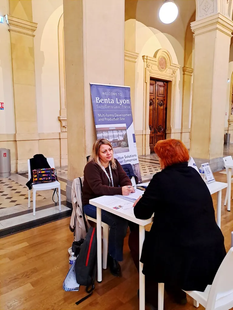 Benta Lyon, a pris part à la Semaine des Métiers de l'Industrie Pharmaceutique