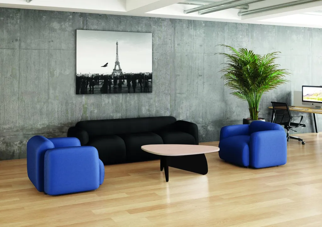 Table basse Galet avec lignes arrondies et harmonieuses