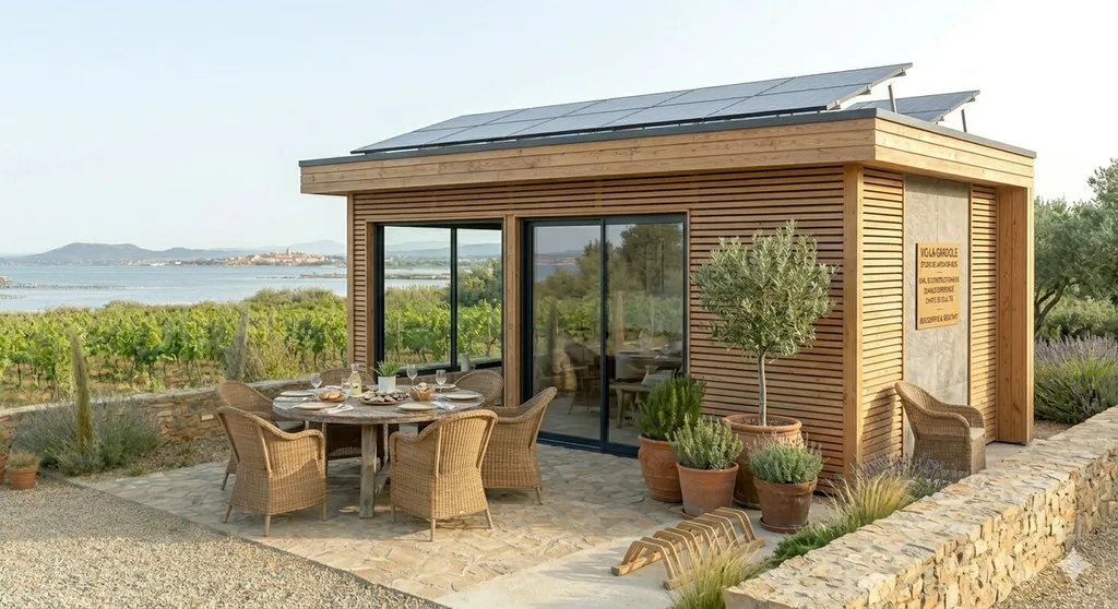 studio de jardin 24m² Vic-la-Gardiole à côté de Montpellier.