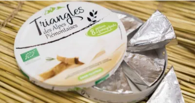 Triangles de fromages fondus bio pour cantines et restaurants collectifs
