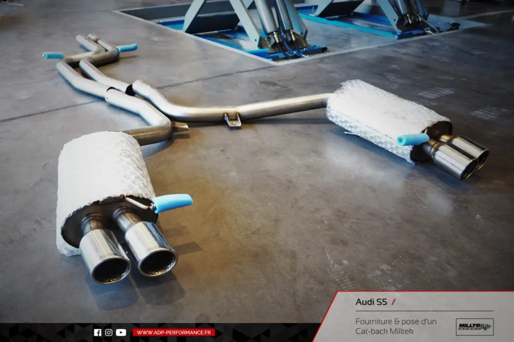 Ligne d'échappement Cat-back Milltek Audi S5 Aix en Provence - ADP Performance