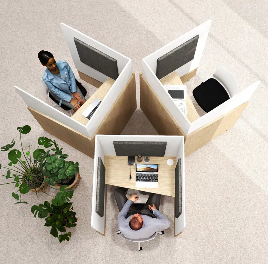 Cabines acoustiques solo CALME du fabricant Français BURONOMIC - Nîmes