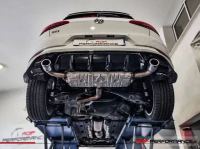 Montage donwpipe Decata Milltek VW Golf 7 GTi TCR 2.0 TSi 290 cv | ADP Performance