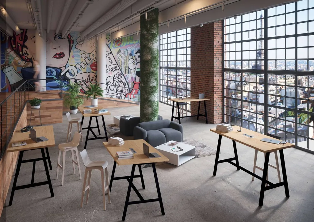 Table coworking Alto dans un working space à Avignon