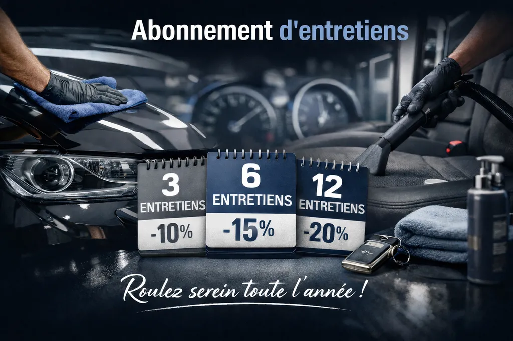 Abonnement nettoyage automobile intérieur extérieur