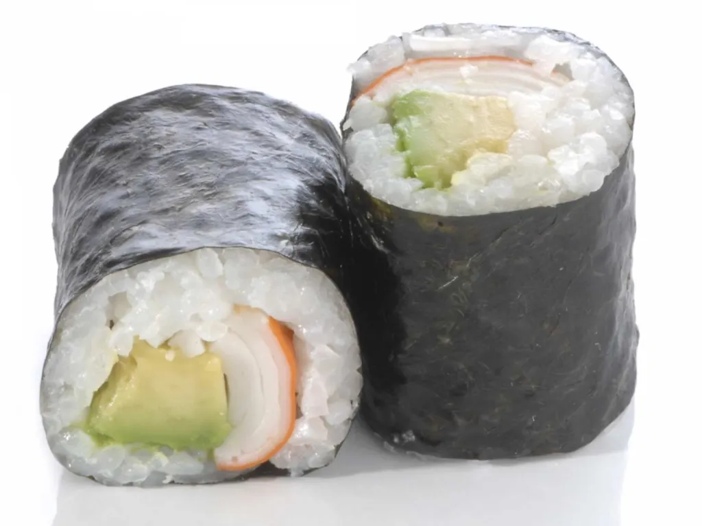 maki algue surimi avocat
