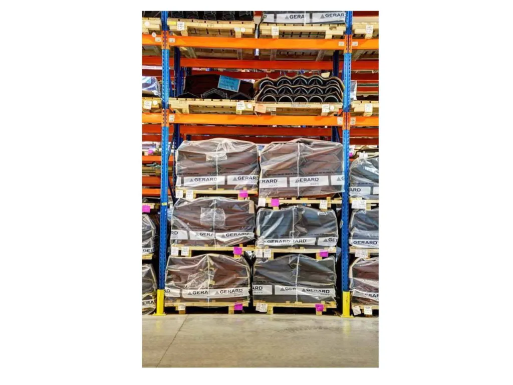 Stockage de Tuiles GERARD en rack