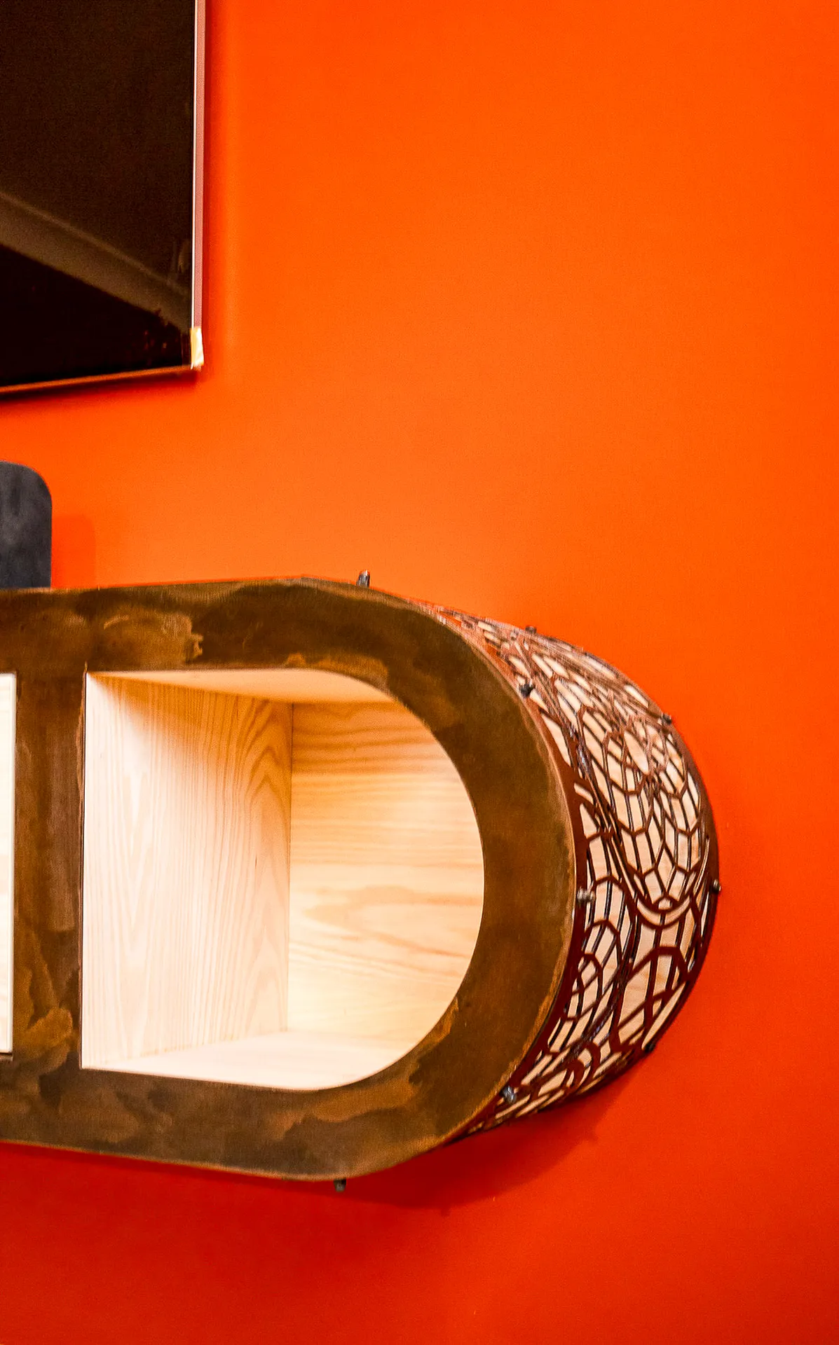 Meuble TV avec rangements sur mesure à Lavilledieu près de Aubenas en Ardèche