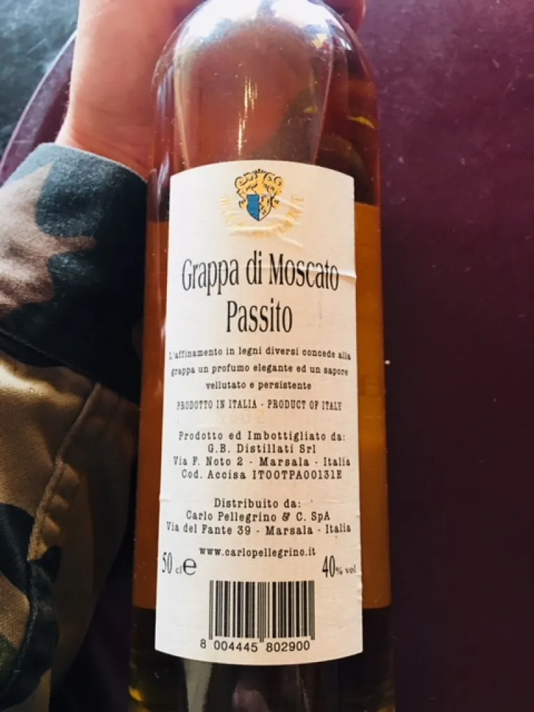 Grappa di Moscato Passito