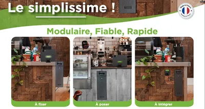 Monnayeur 1F à fixer, à poser ou à intégrer à votre commerce partout en France