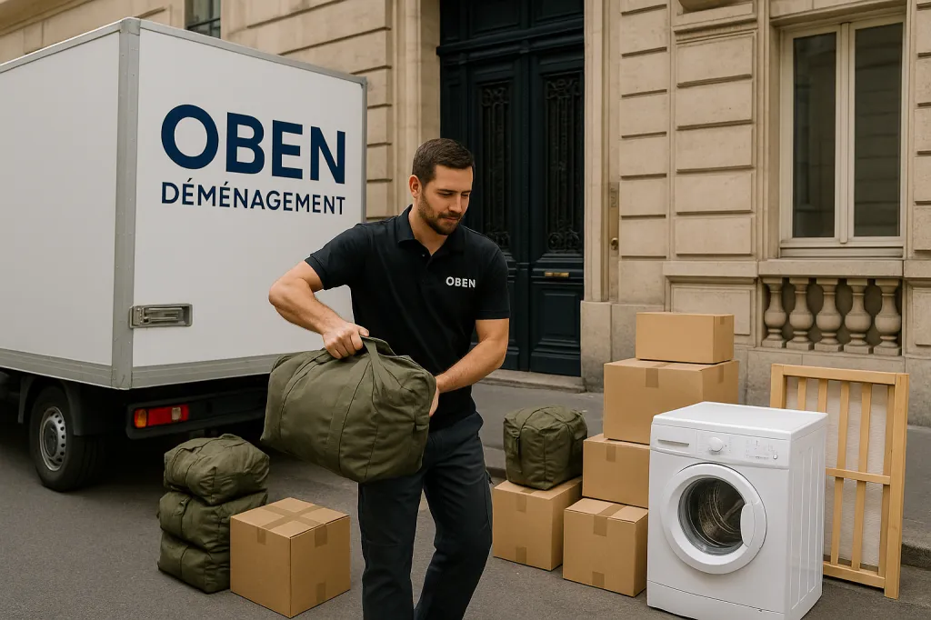 Déménagement militaire vers Paris depuis Saint-Valery-en-Caux : une mutation prise en charge de A à Z par OBEN Déménagement