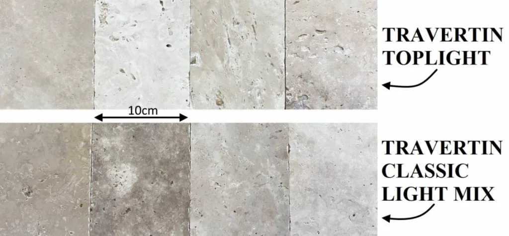 Travertin pour carrelage intérieur et extérieur autour d'une piscine avec margelle en pierre naturelle proche Bergerac, Périgueux entre Bordeaux et Sarlat