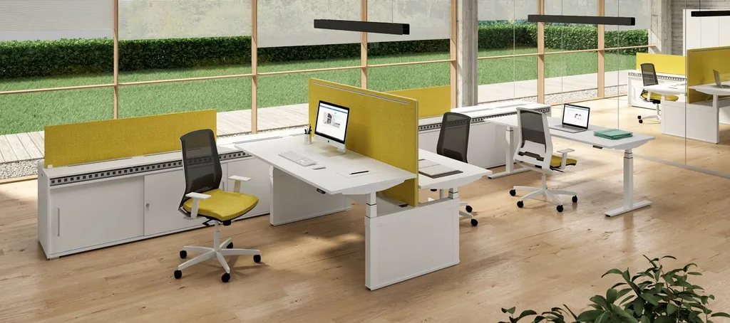 Bureaux pour open-space - WINGLET ergonomique de BRALCO à Marseille