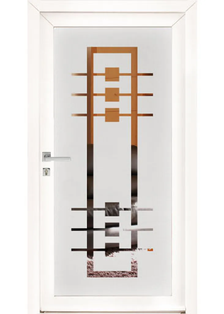 Porte d'Entrée PVC Puit de Lumière