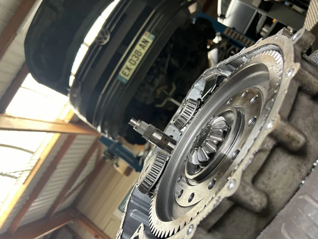 Changement de pignon différentiel d'une boîte automatique d'une Volkswagen T6