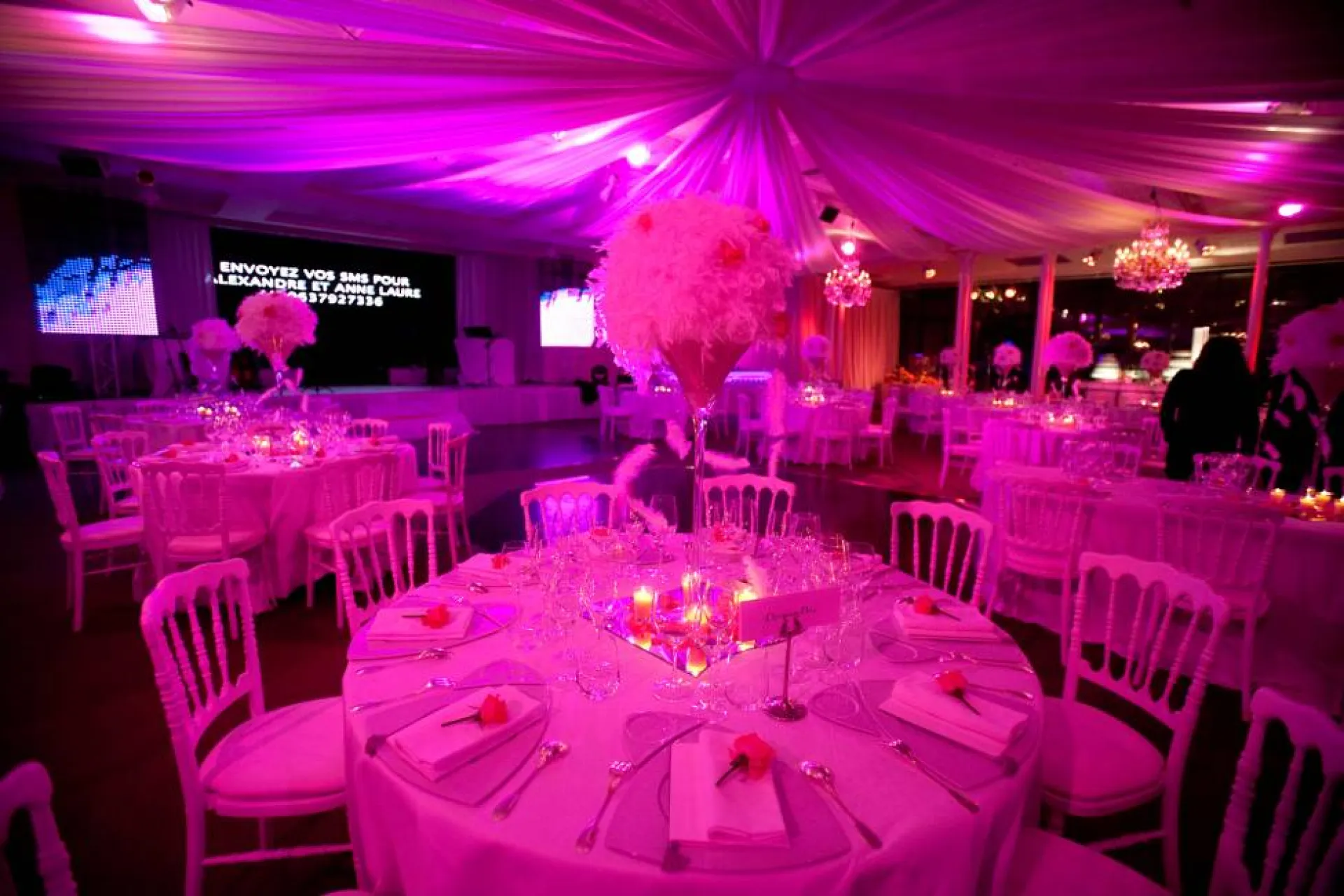 décoration de mariage de luxe