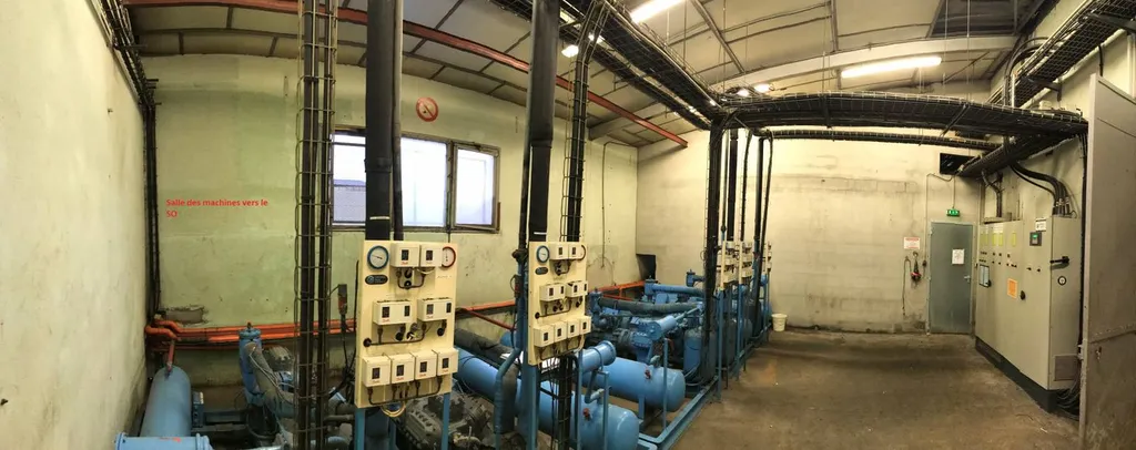 La salle des machines à l'origine