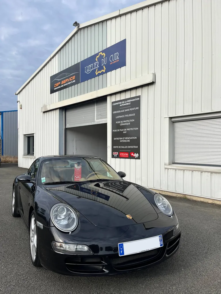 Traitement céramique sur une Porsche 997 Carrera S - Le Mans.