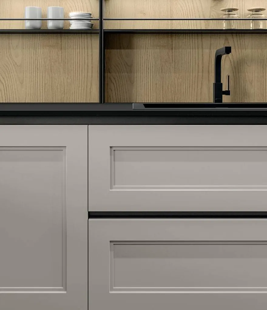 Vente et installation d'une cuisine italienne équipée moderne à Toulon dans le Var