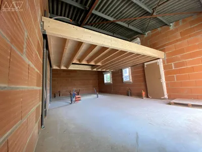 Mezzanine de 25m² en contrecoller épicéa très rebute     