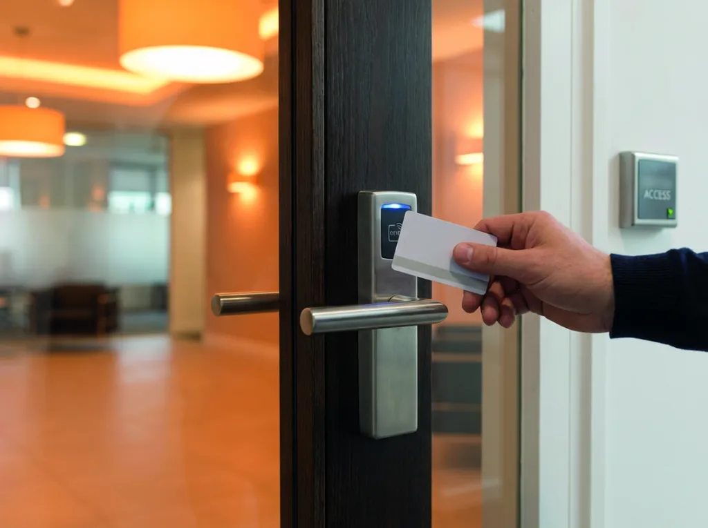 Béquille électronique Paxton (ou poignée connectée) : installation et configuration pour contrôle d'accès intelligent en entreprise