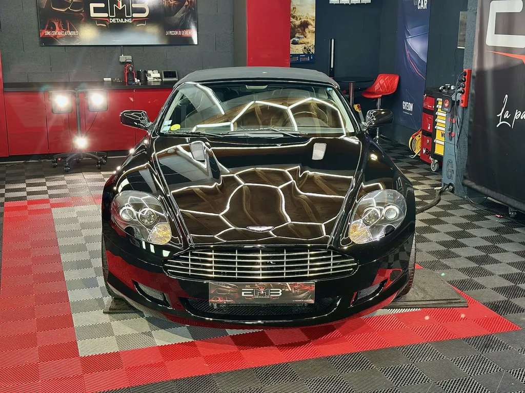rénovation carrosserie protection PPF traitement céramique lyon Aston Martin DB9 Volante 