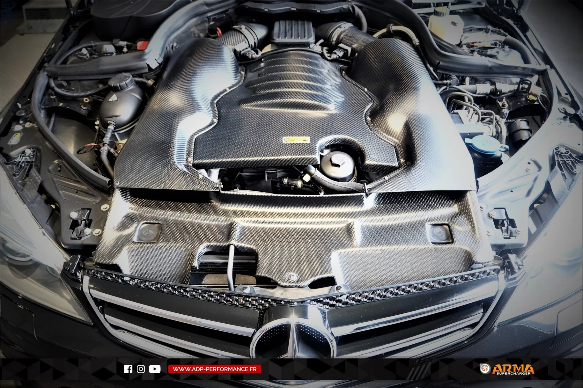 Admission ARMA Speed Salon de Provence - Mercedes C63 AMG - ADP Performance