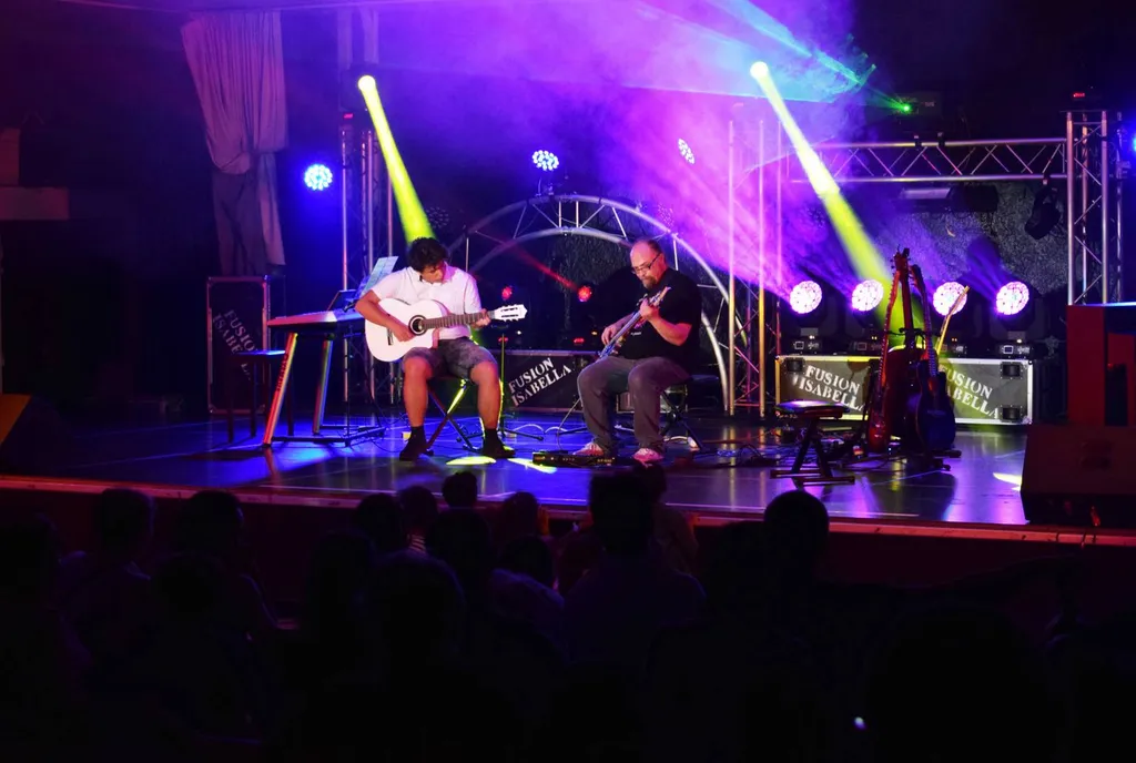 les guitaristes sur scène