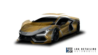 Complete : Protection PPF avant Lamborghini Revuelto pour protéger peinture et zones exposées avec film XPEL hautes performances