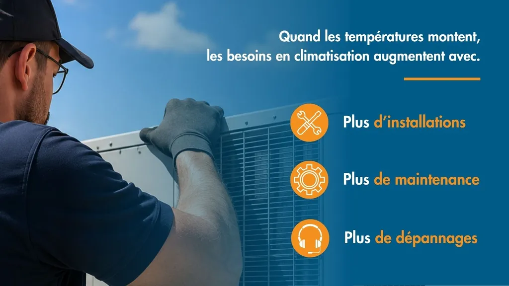 Quand les températures montent, les besoins en climatisation augmentent avec