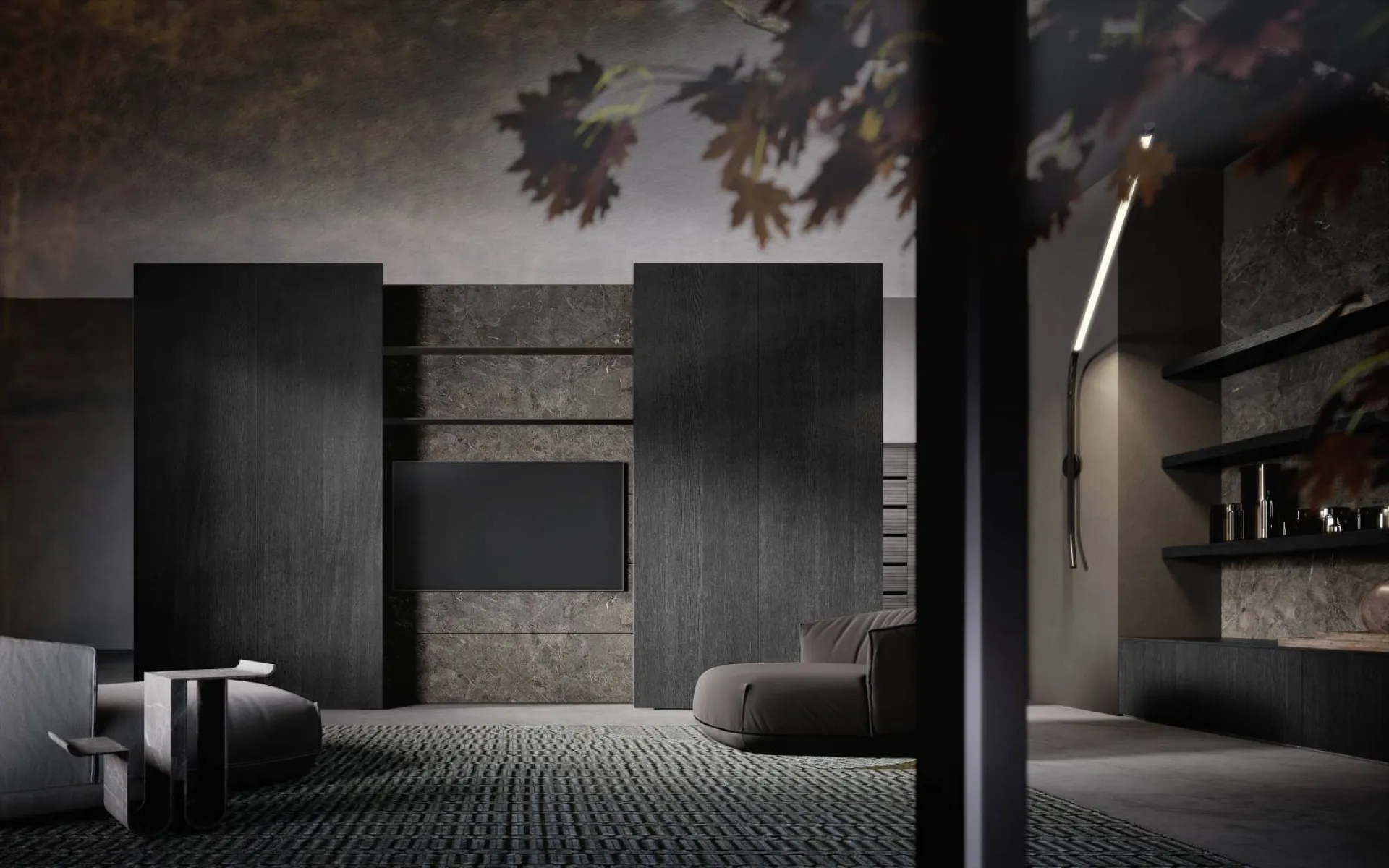 meuble tv sur mesure moderne bandol