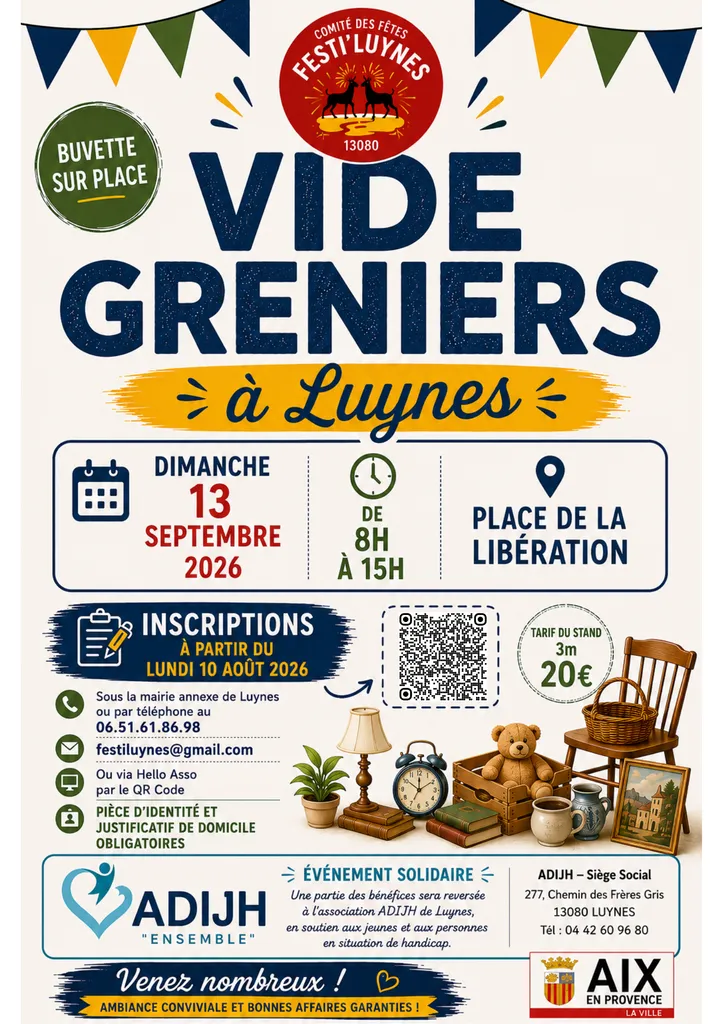VIDE GRENIER A LUYNES 
