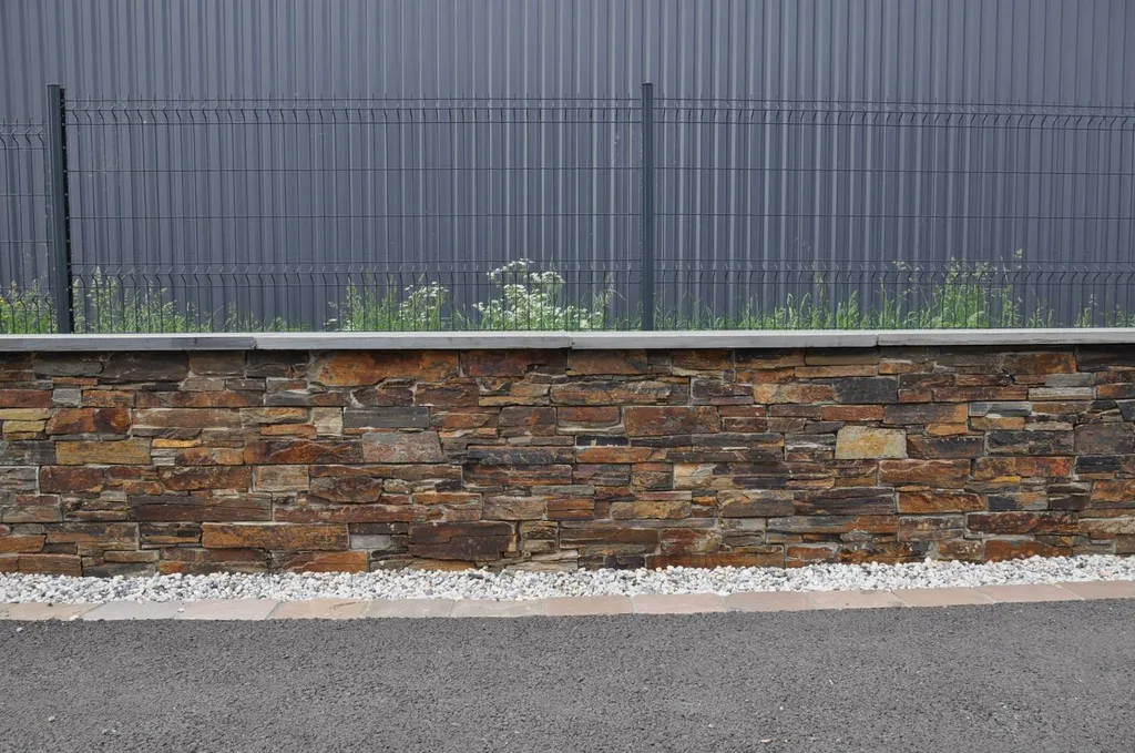 vente parement placage mutal pierre naturelle - multicolore