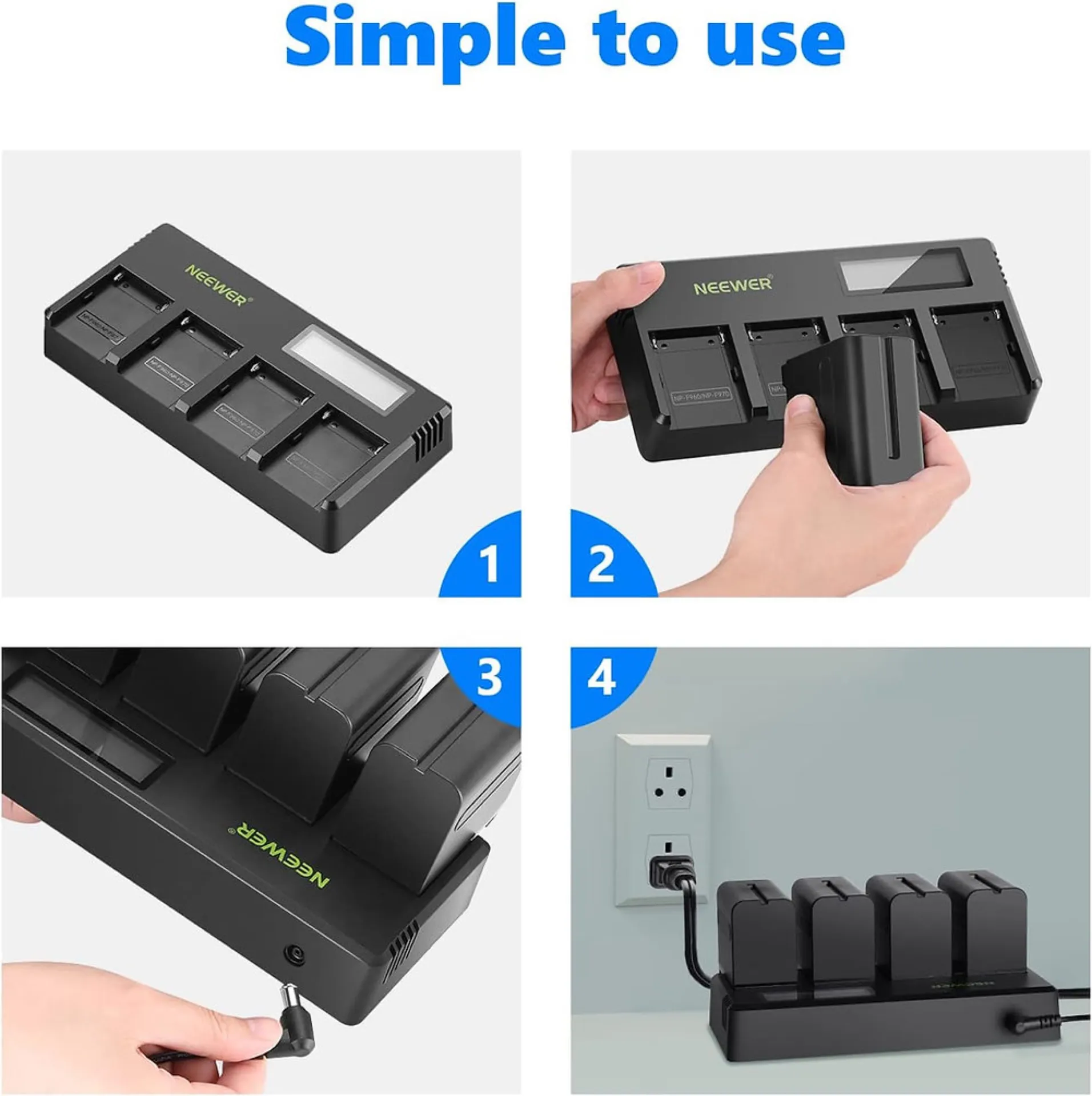 location chargeur et batteries pour éclairage buffets à Sanary dans le var