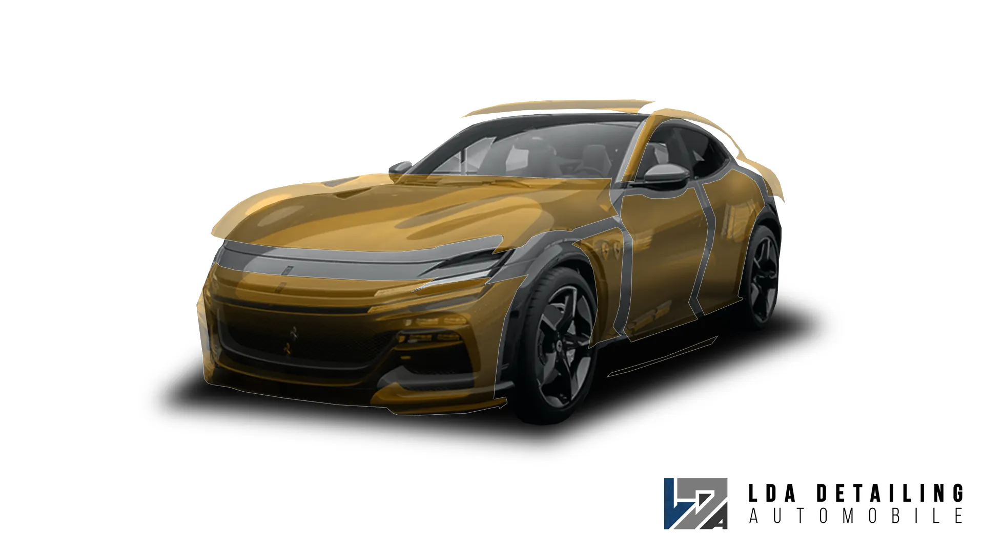 Complete : Protection PPF intégrale Ferrari Purosangue pour conservation totale de la carrosserie