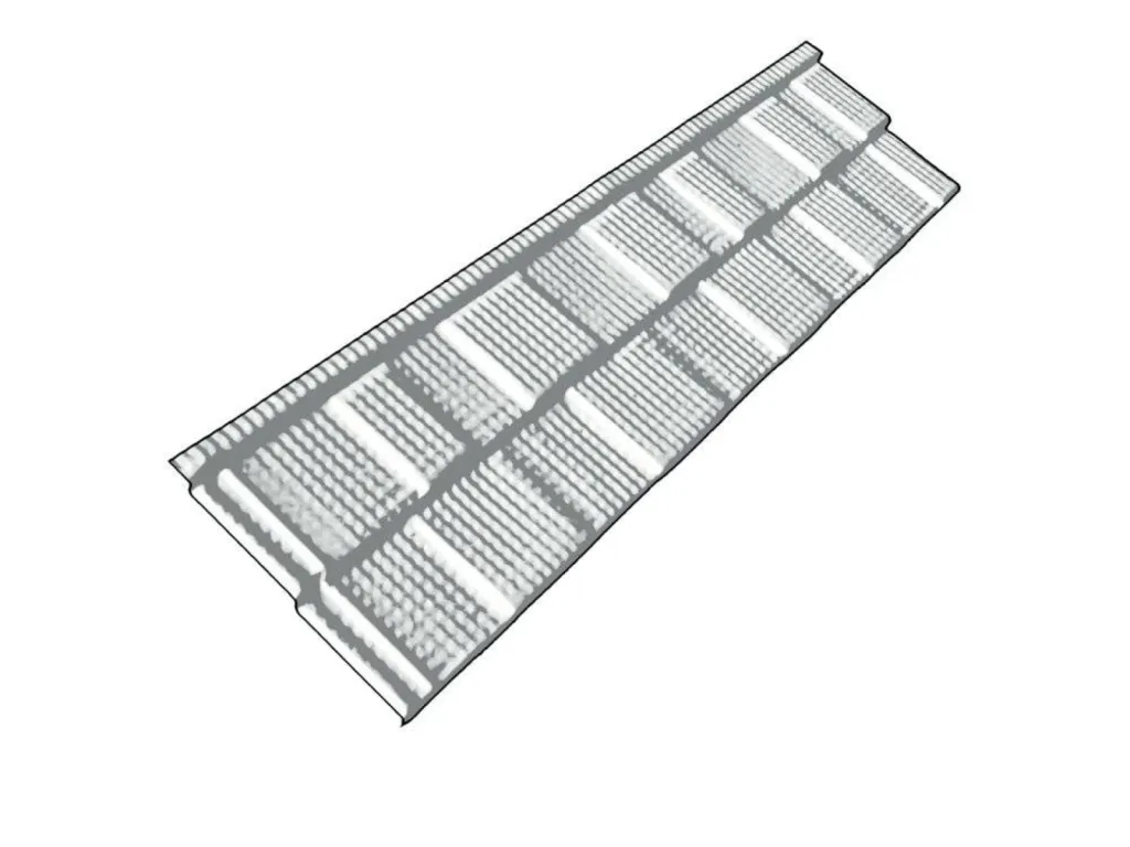 Tuile métallique DECRA OBERON dessin