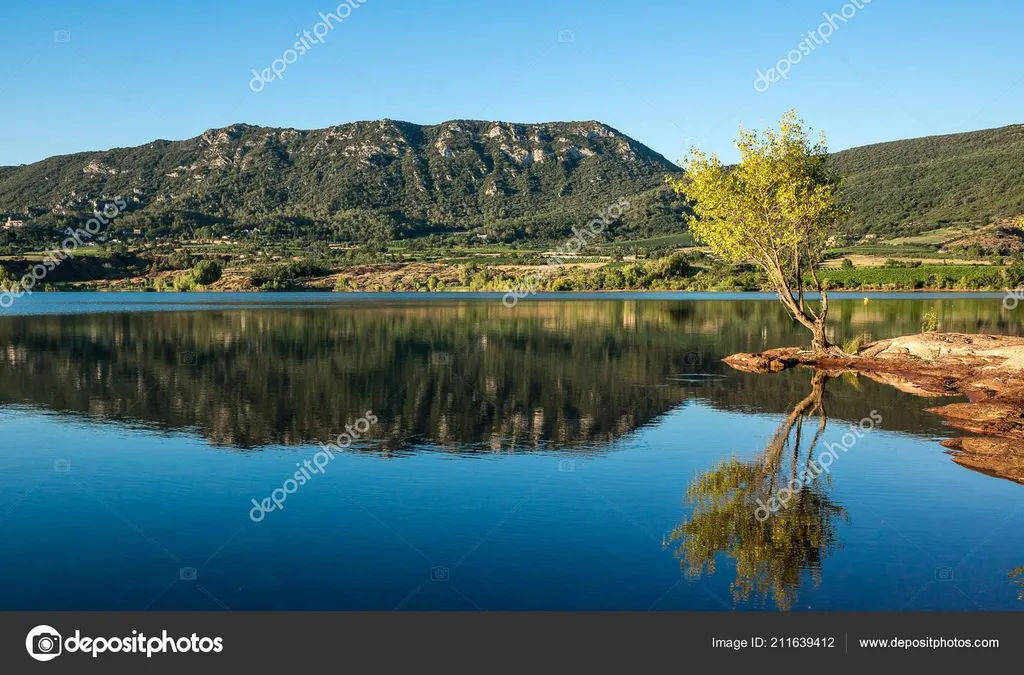 Lac du Salagou proche de Vias bord de mer
