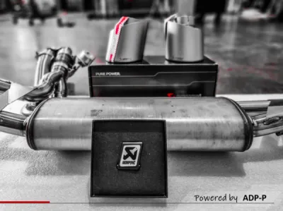 Montage échappement Slip-on Akrapovic Fiat 595  Abarth 1.4 Turbo | ADP PERFORMANCE Le Pontet 84230 Vaucluse
