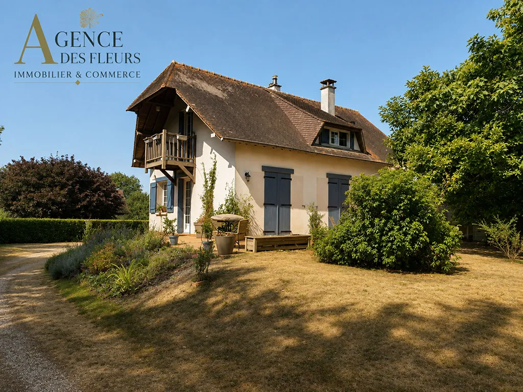 A vendre charmante maison de 101 m² édifiée sur un terrain de 1 900 m² sur la commune de LE THUIT SIGNOL 27370
