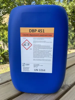 DBP 451 - Produit de décontamination et de passivation pour les aciers inoxydables - Lorraine (54)